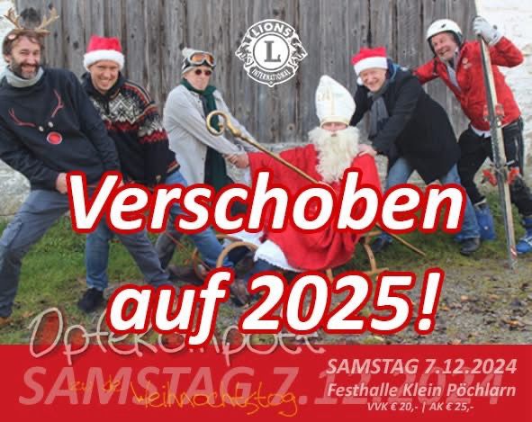 Weihnachtskonzert auf 2025 verschoben!